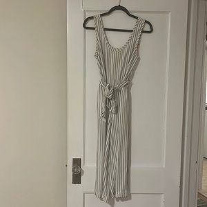 Gap jumpsuit- pin stripes, size small